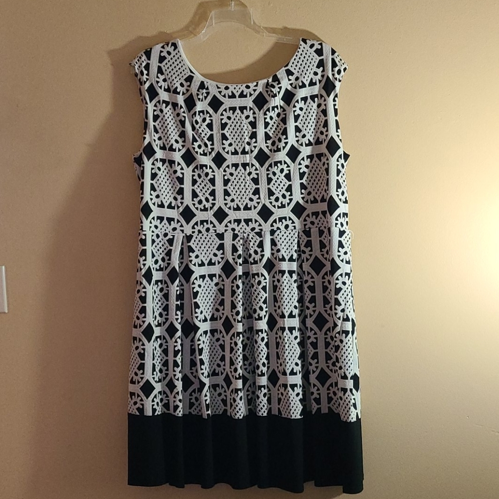 Black and white dress